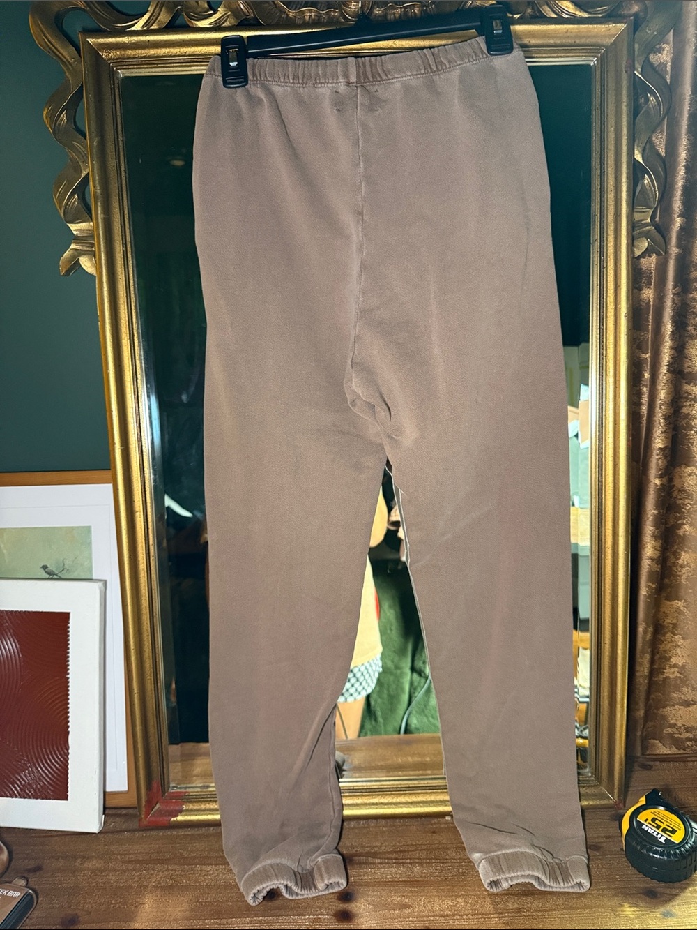 Joah Brown Empire Joggers in Cocoa French Terry - Picture 9 of 9